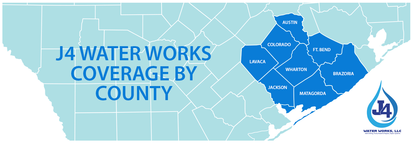 J4 Water Works coverage areas by county